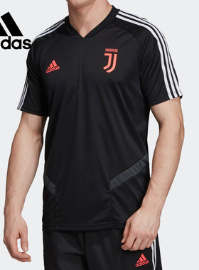 Adidas阿迪达斯正品JUVE TR JSY尤文图斯19-20赛季球衣T恤DX9127