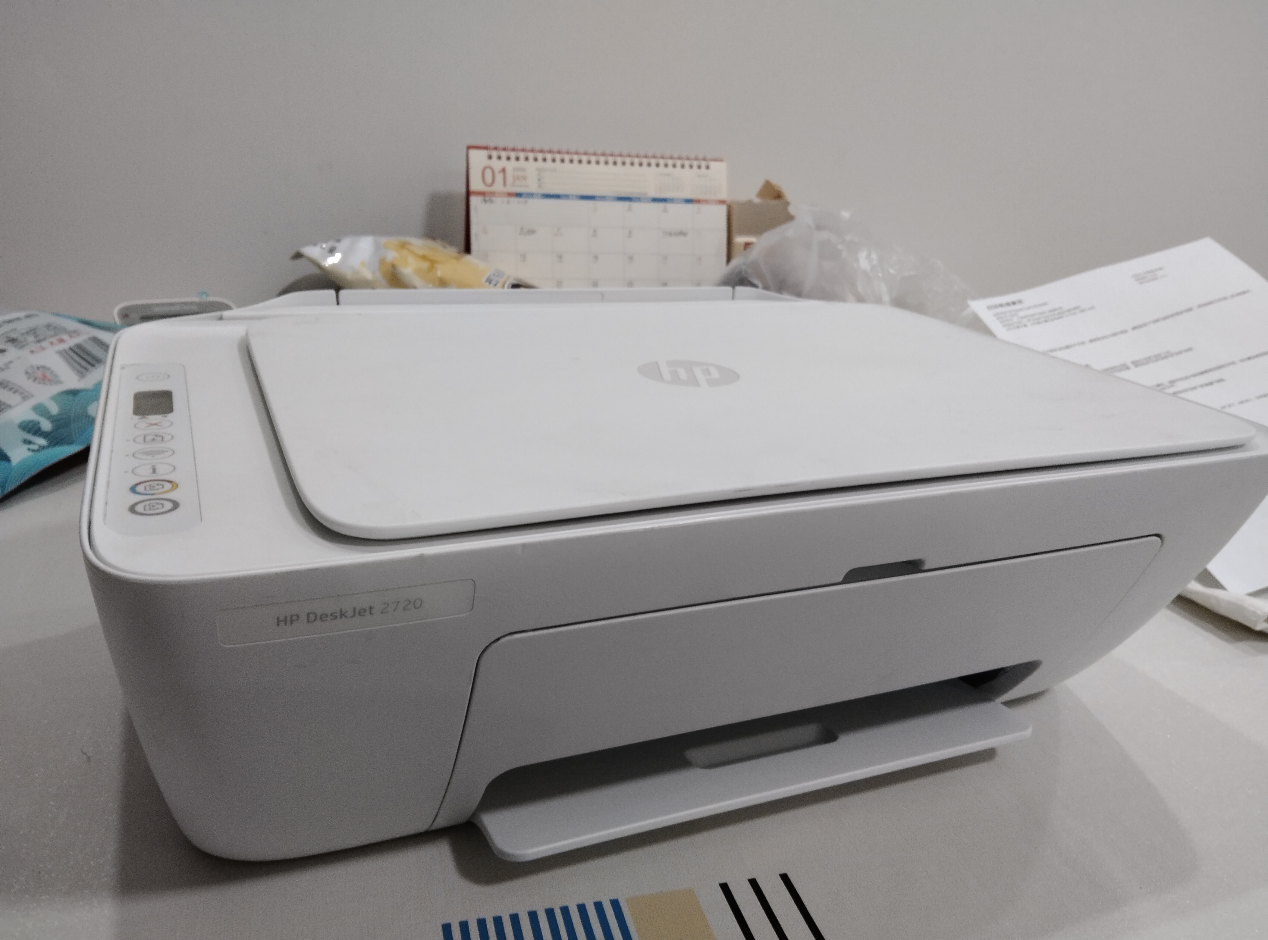 无线hp惠普2720/2721/2722/2729家用彩色喷墨打印机手机无线二手