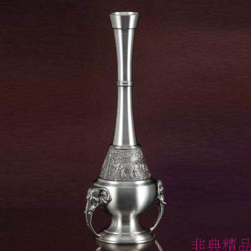 皇家梵诗泰国进口锡器花瓶专柜正品生日情人节纯手工艺礼品装饰品