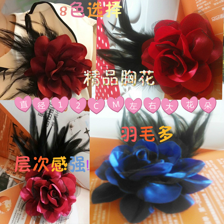 Broche femme en plume - Ref 1174756 Image 1