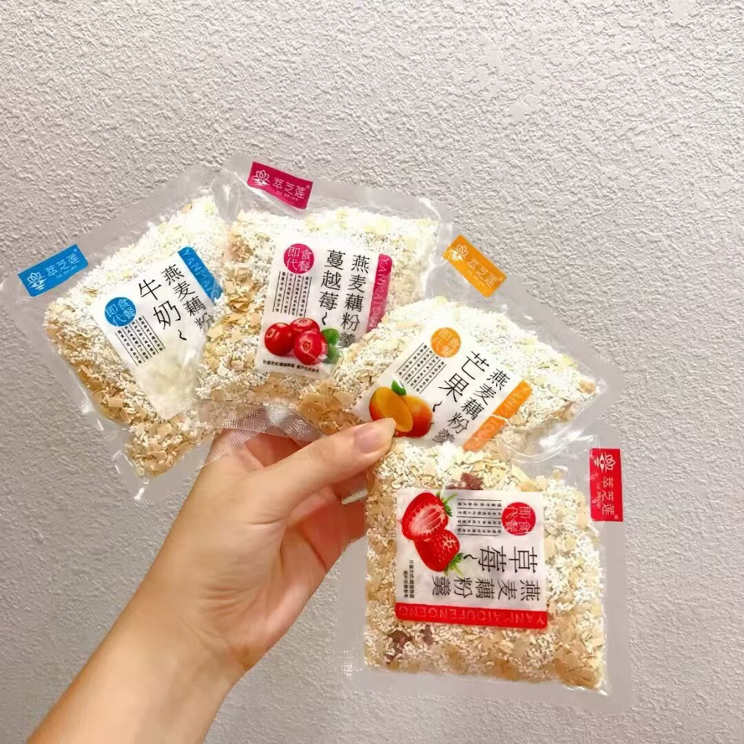 萃芝莲 燕麦藕粉羹芒果、牛奶、蜜桃、草莓、蔓越莓5选一散称1斤