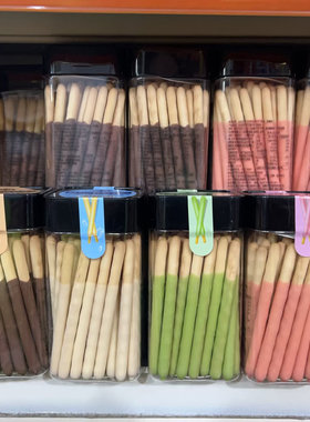 依丝瓶装涂层饼干系列巧克力味、