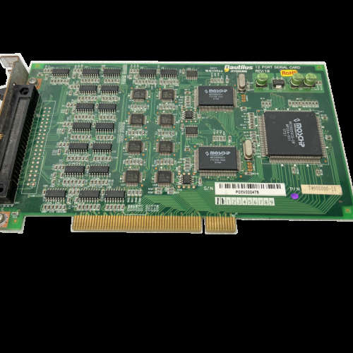 可开票Nautilus HYOSUNG 12 PORT SERIAL CARD REV:1074900000-15