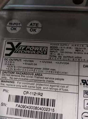 3Y电源 YM-5411B 9274CPSU-0010/CP-1121R2 磁盘存储 电源模块