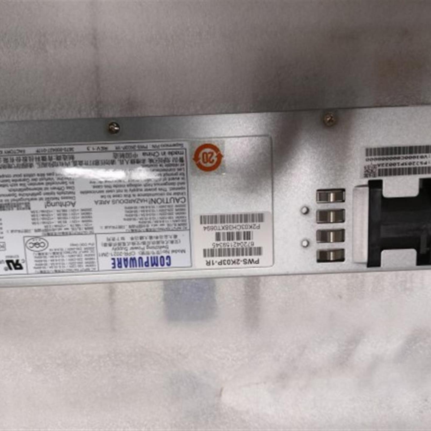 超微PWS-2K03P-1RCPR-2021-2M1冗余电源2000W海康服务器模块