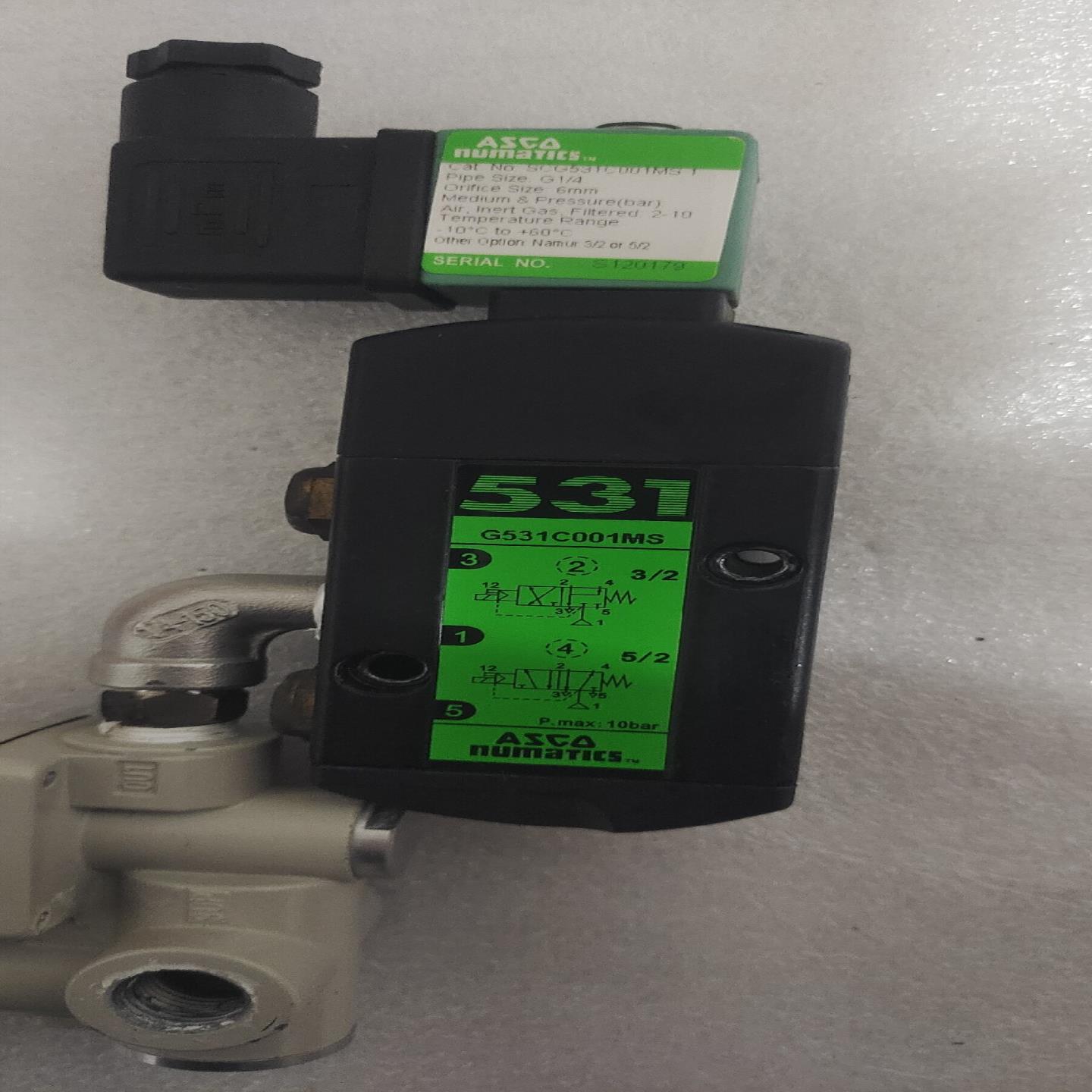 ASCO电磁阀G531C001MS一套KOSO减压阀