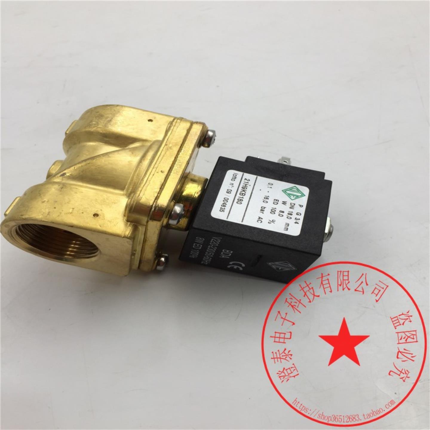 ODE电磁阀21HT4K0Y160 24VDC21H9KB180  220V 功能完好 无包装