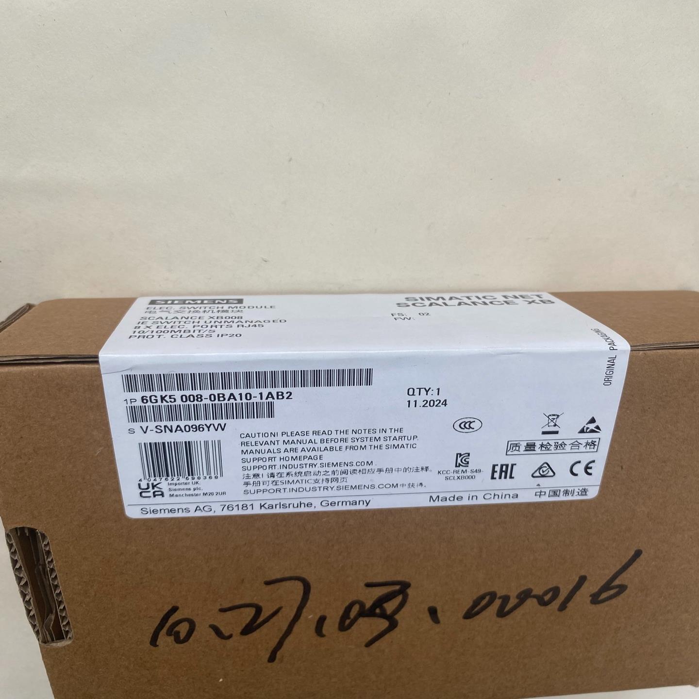 工业交换机型号6GK5008-0BA10-1AB2