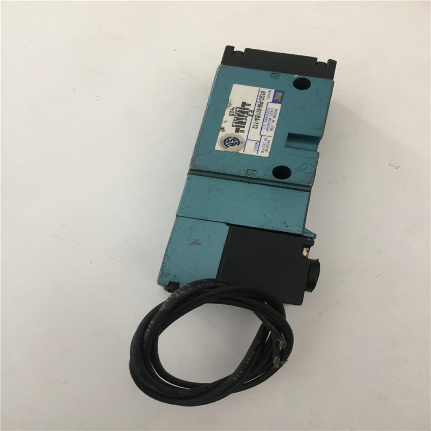 MAC电磁阀812C-PM-611BA-112+PID-221BAAA 功能完好 现货