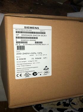 变频器6SE6420-2UC24-0ca1 6se6420-2ac24-0ca1