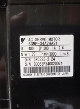 SGMP-04A2HA21安川伺服电机拆机件功能包好