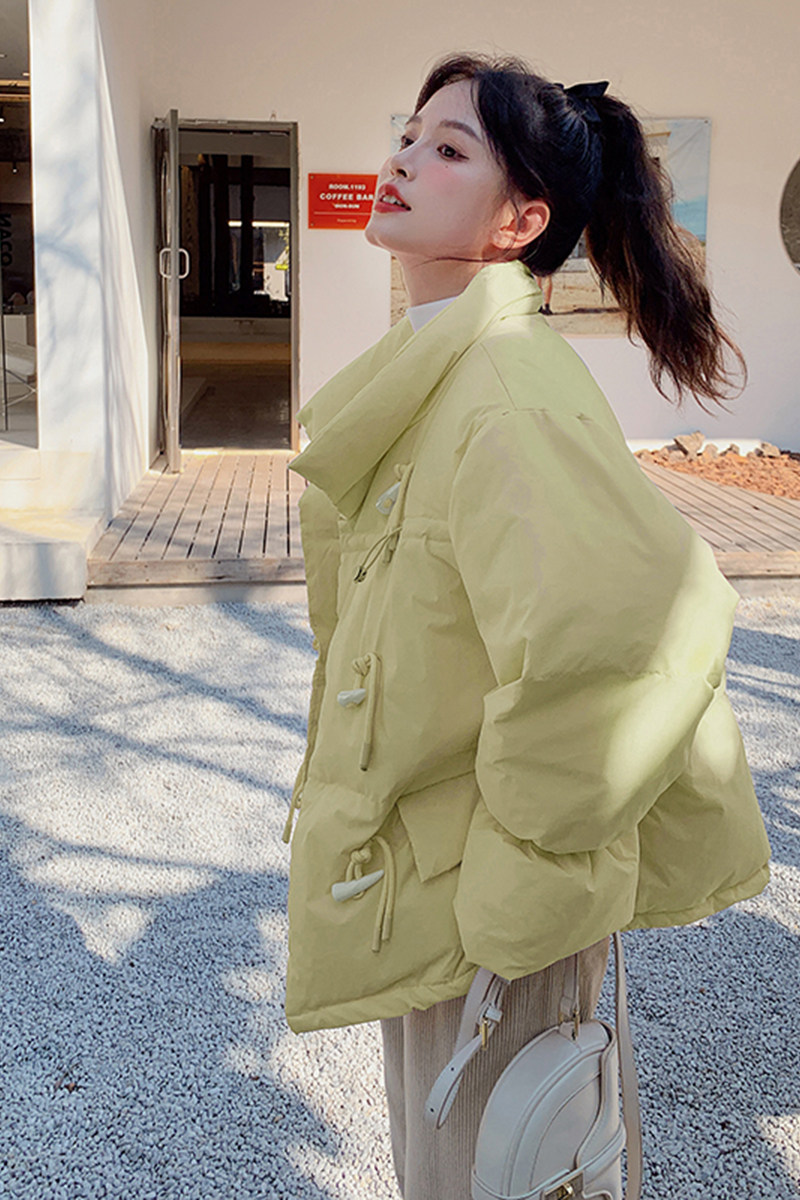 现货2022短款牛角扣白鸭绒羽绒服面包服288A-912,女装羽绒服,浙宝095(原288A)