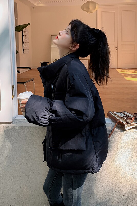 现货2022短款牛角扣白鸭绒羽绒服面包服288A-912,女装羽绒服,浙宝095(原288A)