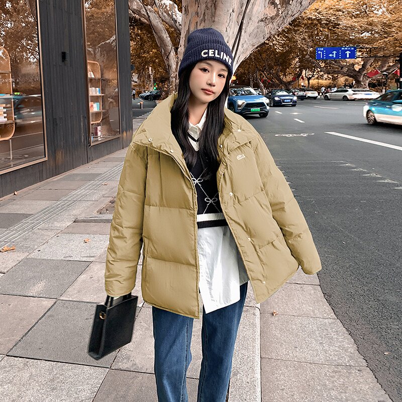 【档口现货】2022新款短款白鸭绒羽绒服面包服288A-923-P195-K298,女装羽绒服,浙宝095(原288A)