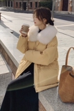 【档口现货】两片式狐狸毛领90白鸭绒羽绒服288A-922-P315-K458，女装羽绒服，浙宝095(原288A)