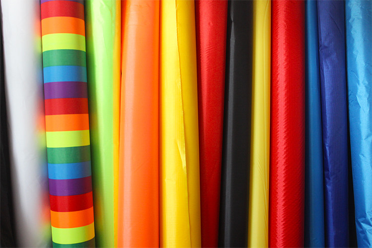 风筝diy涤纶布彩虹布格子布做风筝面料超薄双格布潍坊老店满包邮