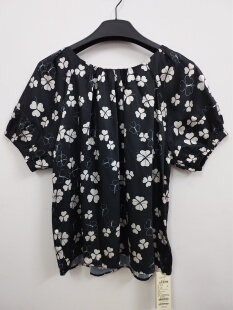 IDOLE奕多 高级感前后两穿绑带气质雪纺衫 宽松上衣 S/M/L/XL码