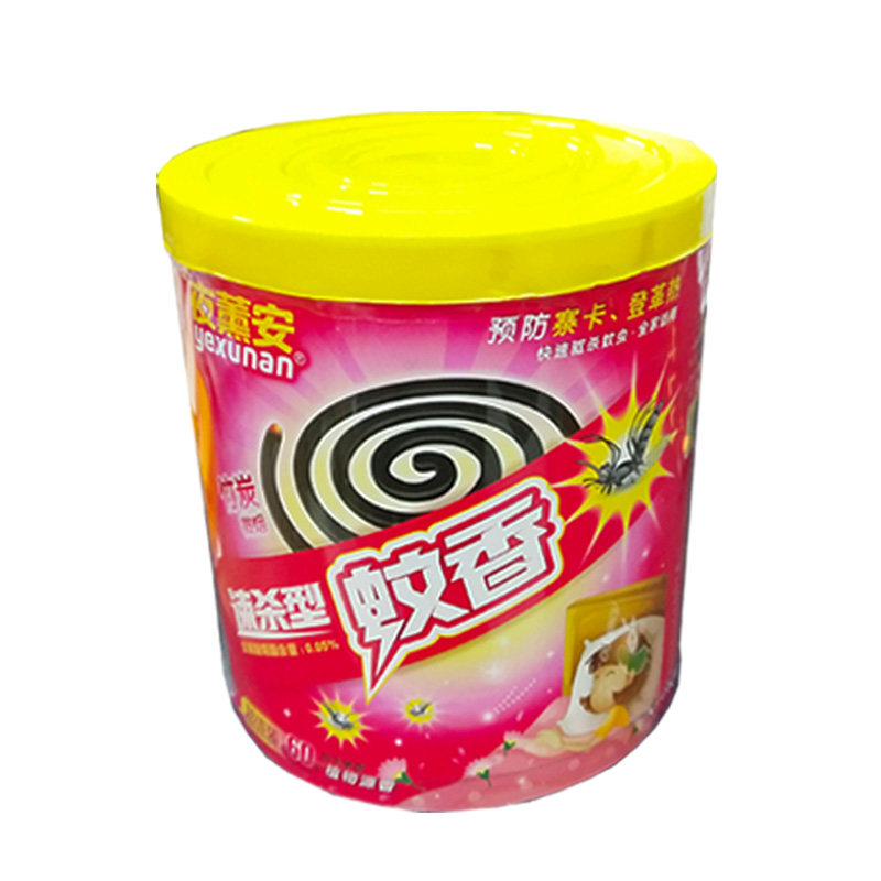 夜薰安植物源香黑蚊香大盘户外室内杀蚊赶蚊驱蚊草香家用60单盘