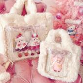 QueenJ Studio 原创自制晒娃包大容量公仔挂件展示包盲盒娃娃痛包