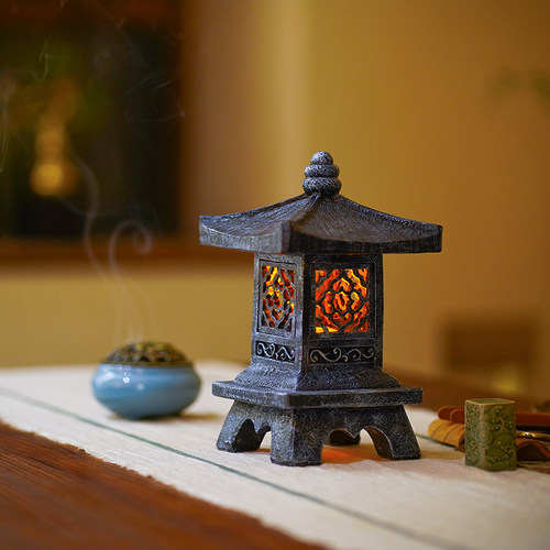 中式古风宫灯茶室桌面氛围小摆件