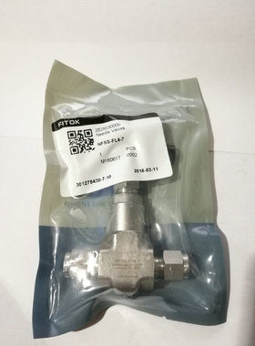 原装正品飞托克FITOK截止阀高压卡套针型阀NFSS-FL4-7 1/4mm
