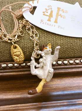 西安现货礼品进口Palnart poc猫咪项链Greeting4FNE008精美礼物