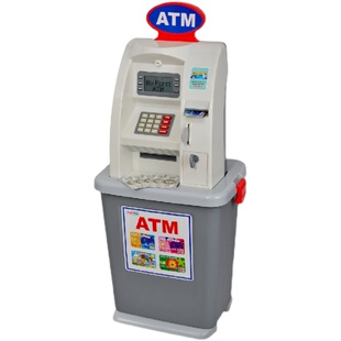 贝乐高PLAYGO 仿真可插卡多功能ATM取款机早教儿童过家家益智玩具