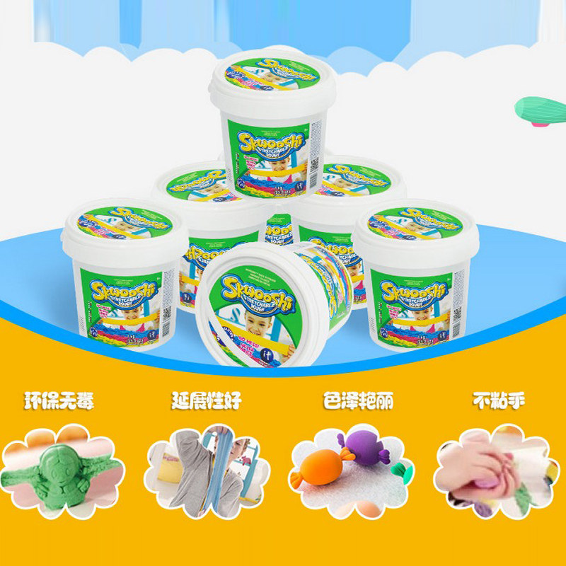 橡皮泥粘土不干趣味创意彩泥1000g 七色花幼儿园儿童diy手工制作