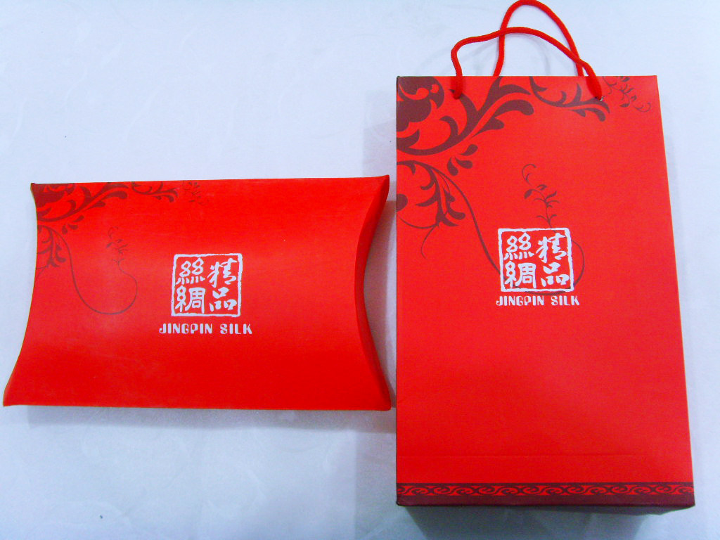 丝绸制品类高档丝巾礼盒包装盒（内盒+手提袋）丝绸礼品盒 批发价