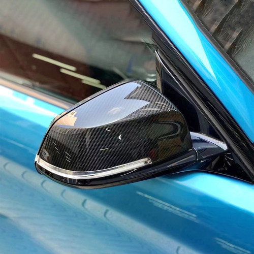 适用于BMW宝马5系5GT F07 6系F12 F13 7系F01 F02碳纤维后视镜罩