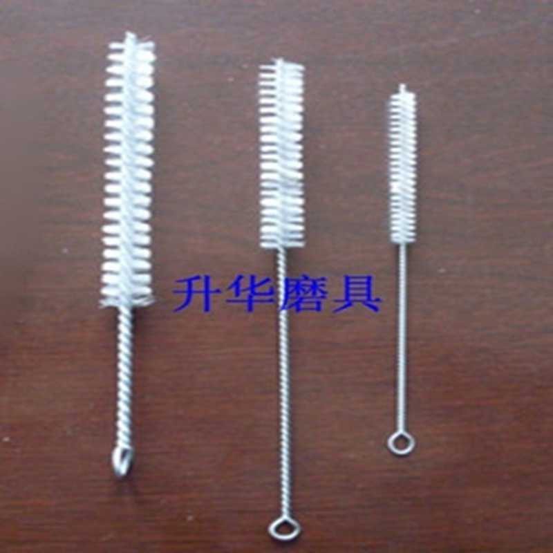 管子刷圆刷管道刷内孔清洁刷子加长柄尼龙丝刷塑料试管刷工业瓶刷