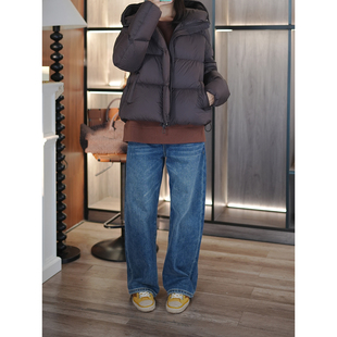 短款 90扫码 蓬感泡芙连帽香蕉袖 廓形羽绒服 认证白鹅绒 6号衣橱