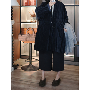 6号衣橱 日系复古百搭金属丝棉填充3M新雪丽棉立领宽松廓形棉衣