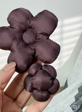 复古百搭立体充棉造型花朵胸针