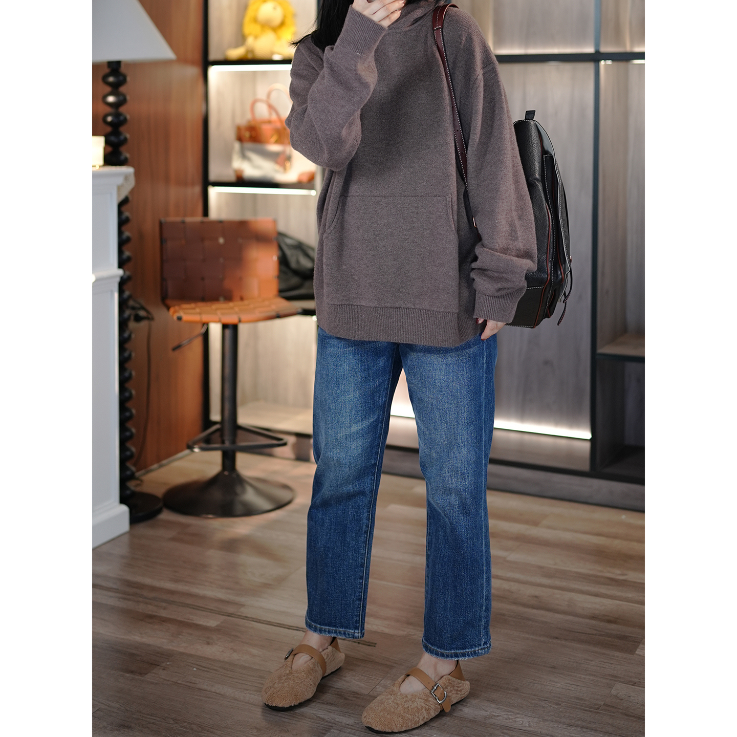 利落有型土耳其棉9分法棍牛仔裤