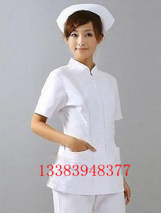 南丁格尔新款护士服夏装医生服药店工作服牙科美容服短袖分体包邮