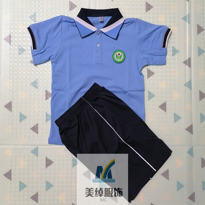 东莞市望牛墩镇中心小学2021新款夏季校服短袖上衣