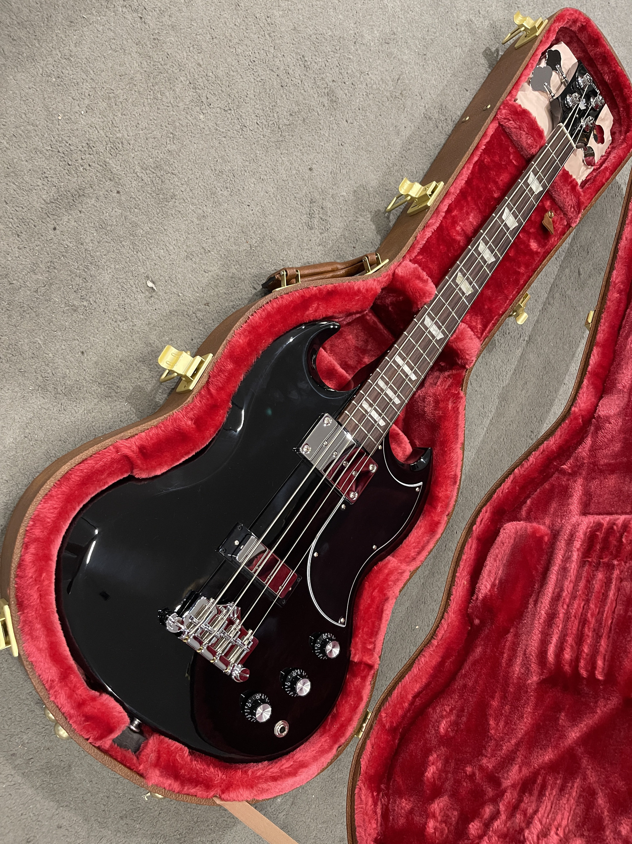 gibson吉普森sg standard电贝司bass黑色红色