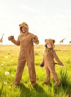 2025新款成人cosplay动物狮子角色扮演幼儿园舞台表演服演出服装