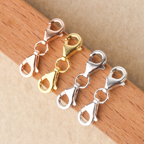 庭祥凯S925银双头龙虾扣手工配件