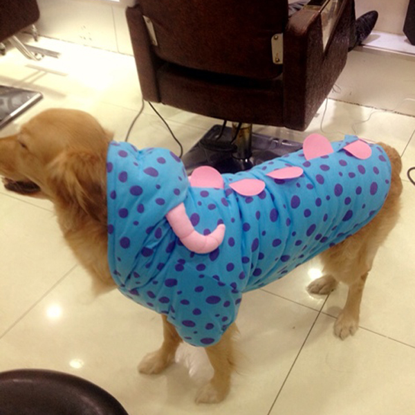 大狗衣服金毛萨摩耶大型犬宠物狗狗秋冬装棉衣新款包邮可爱两脚怪