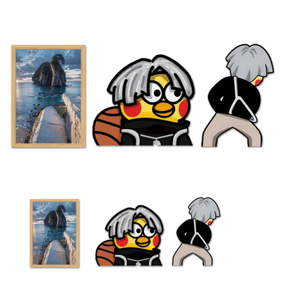 网络热梗小黑子磁吸ikun汽车贴纸