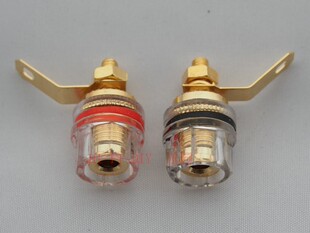 音箱接线柱 分频器接线柱 高纯铜镀金接线柱手感好材质好