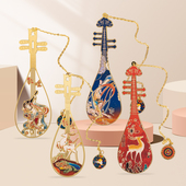 敦煌九色鹿书签琵琶文创莫高窟镂空创意博物馆教师毕业礼品国潮风