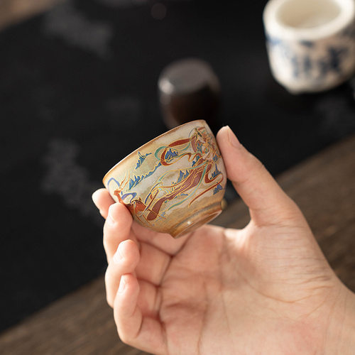 敦煌飞天茶杯文创品茗杯