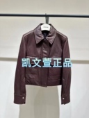 专柜正品 EBC4LET004 7999现货上新2023冬款 皮衣外套