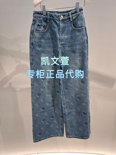 2J4R806-1899现货上新2025冬款1-2专柜正品牛仔裤