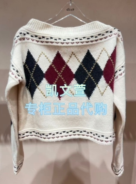 3J4E455-1595现货上新2025年冬款1-2专柜正品针织衫