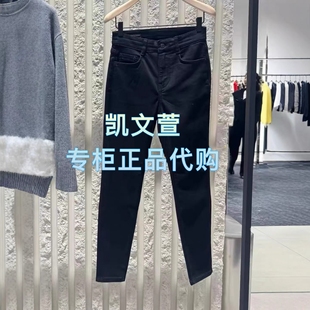 休闲紧身加绒牛仔裤 25年冬装 1099现货上新专柜正品 MBE4JEN023