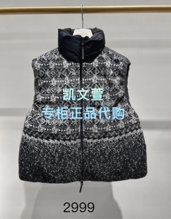 2J4K104 1专柜正品 羽绒服马甲 2999现货上新2025冬款